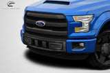 Fits 2015-2020 Ford F-150 Carbon Fiber BSZ Front Bumper Grille - 1 Piece  #115598
