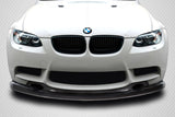 For 2008-13 BMW M3 E90 E92 E93 Carbon Fiber GT4 Look Front Lip Under Spoiler  #115600