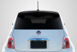 Fits 2012-2017 Fiat 500 Carbon Fiber Abarth Look Roof Wing Spoiler - 1 Piece #115624