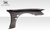 For 97-98 Nissan 240SX S14 Duraflex D1 Sport (+30mm) Front Fenders 2 Piece #115700