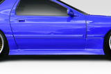 For 1986-1991 Mazda RX7  Duraflex Vanish Side Skirts Rocker Panels  #115719