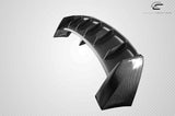 Fits 2012-2015 Fiat 500 Carbon Fiber AVR Roof Wing Spoiler  #115847