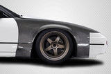 For 1989-1994 Nissan 240SX S13 Carbon Fiber K Power Style Front Fenders #116454