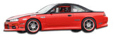 Fits 1995-1998 Nissan 240SX S14 Duraflex V-Speed Side Skirts Rocker Panels  #101651