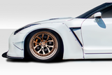 For 2009-2016 Nissan GT-R R35 Duraflex LBW Front Fender Flares - 4 Piece Item #113508
