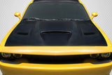 Carbon Fiber Hellcat Look Hood For 2008-2023 Dodge Challenger  #119204