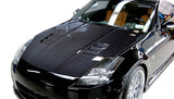 Fits 2003-2006 Nissan 350Z Z33 Carbon Fiber  JGTC Hood - 1 Piece   #100494