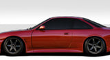 Fits 1995-1998 Nissan 240SX S14 Duraflex V-Speed Wide Body Side Skirt Rocker Panels #109514