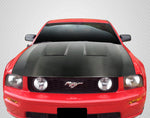 For 05-09 Ford Mustang Carbon Creations DriTech CVX Hood -1Piece Carbon Fiber #112934