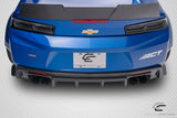 For 2016-2018 Chevrolet Camaro Carbon Fiber Grid Rear Diffuser - 1 Piece #113050