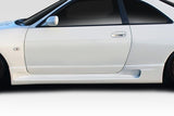 Fits 1995-1998 Nissan Skyline R33 2DR Duraflex N1R400 Side Skirt Rocker Panels #114829