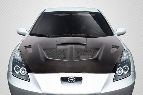 Fits 2000-2005 Toyota Celica Carbon Creations Evo GT Hood - 1 Piece  #115134