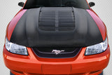 For 1999-2004 Ford Mustang Carbon Creations GT500 V2 Hood - 1Pc Carbon Fiber  115192