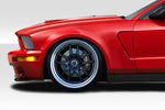 Duraflex GT350 V2 Look Front Fenders - 2 Piece for 2005-2009 Mustang  #115269