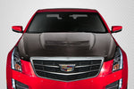 Fits 2013-2019 Cadillac ATS  Carbon Fiber  V Look Hood - 1 Piece #115376
