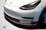 For 2018-2020 Tesla Model 3 Carbon Fiber  GT Concept Front Lip - 1 Piece  #115466