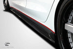 For 2018-20 Tesla Model 3 Carbon Creations  GT Concept Carbon Fiber Side Skirts  #115470