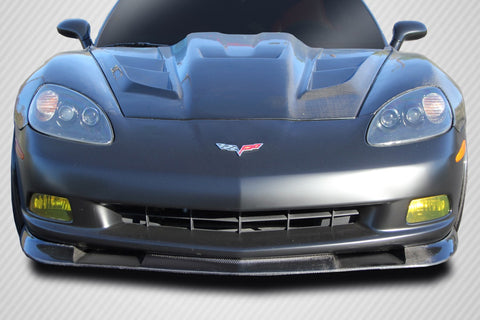 For 2005-13 Chevrolet Corvette C6  Carbon Fiber ZR Front Lip Splitter  #115523
