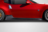 Fits 2009-2020 Nissan 370Z Z34 Carbon Fiber Z1 Extreme Side Skirts   #115559