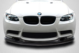 Fits 2008-13 BMW M3 E90 E92 E93 Carbon Fiber GT4 Look Front Lip Under Spoiler  #115600