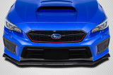 Fits 2018-2020 Subaru WRX STI Carbon Fiber V Limited Look Front Lip Splitter  #115743