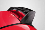 Fits 2012-2015 Fiat 500 Carbon Fiber AVR Roof Wing Spoiler  #115847