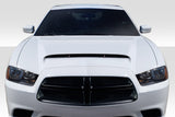 Fits 2011-2014 Dodge Charger Duraflex Demon Look Hood - 1 Piece  #115885