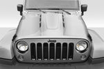 Fits 2007-2018 Jeep Wrangler Duraflex AVG Hood - 1 Piece   #115893