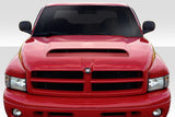 Fits 1994-2001 Dodge Ram Duraflex Demon Look Hood - 1 Piece  #115903
