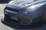 For 2009-2016 Nissan GT-R R35 Carbon Creations LBW Front Splitter - 1 Piece Item # 113507