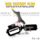 Pedal Commander for Ford F150 trim models XL, XLT, LARIAT, LIMITED, PLATINIUM, KING RANCH, RAPTOR SVT, ROUSH F150, and Shelby F150 with years 2010+ for engine sizes: 3.5L 3.7L 4.6L 5.0L 5.4L 6.2L 2.7L 3.0L 3.3L